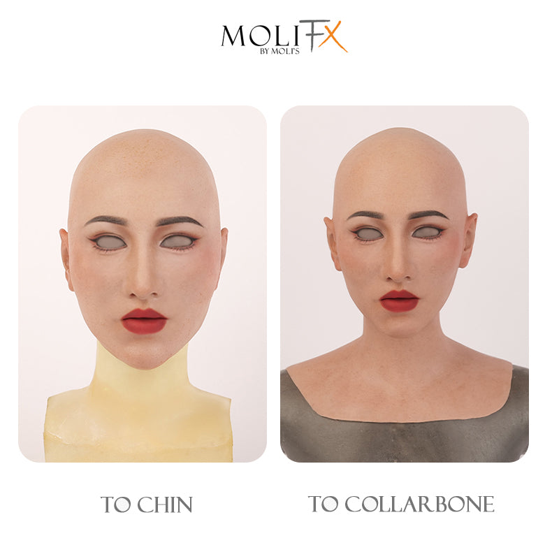 MoliFX | “Molly2” Oriental Beauty Style | SFX-Level Silicone Female Mask X03A