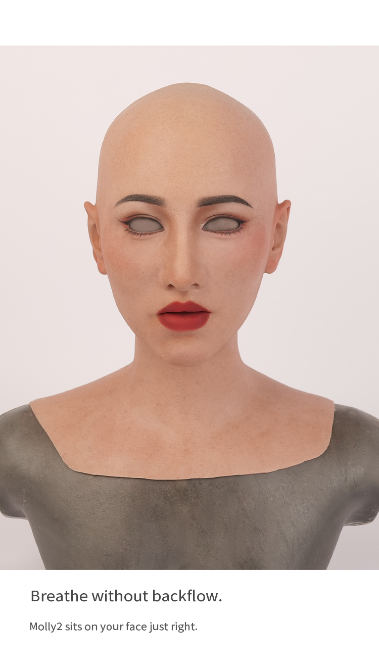 MoliFX | “Molly2” Oriental Beauty Style | SFX-Level Silicone Female Mask X03A