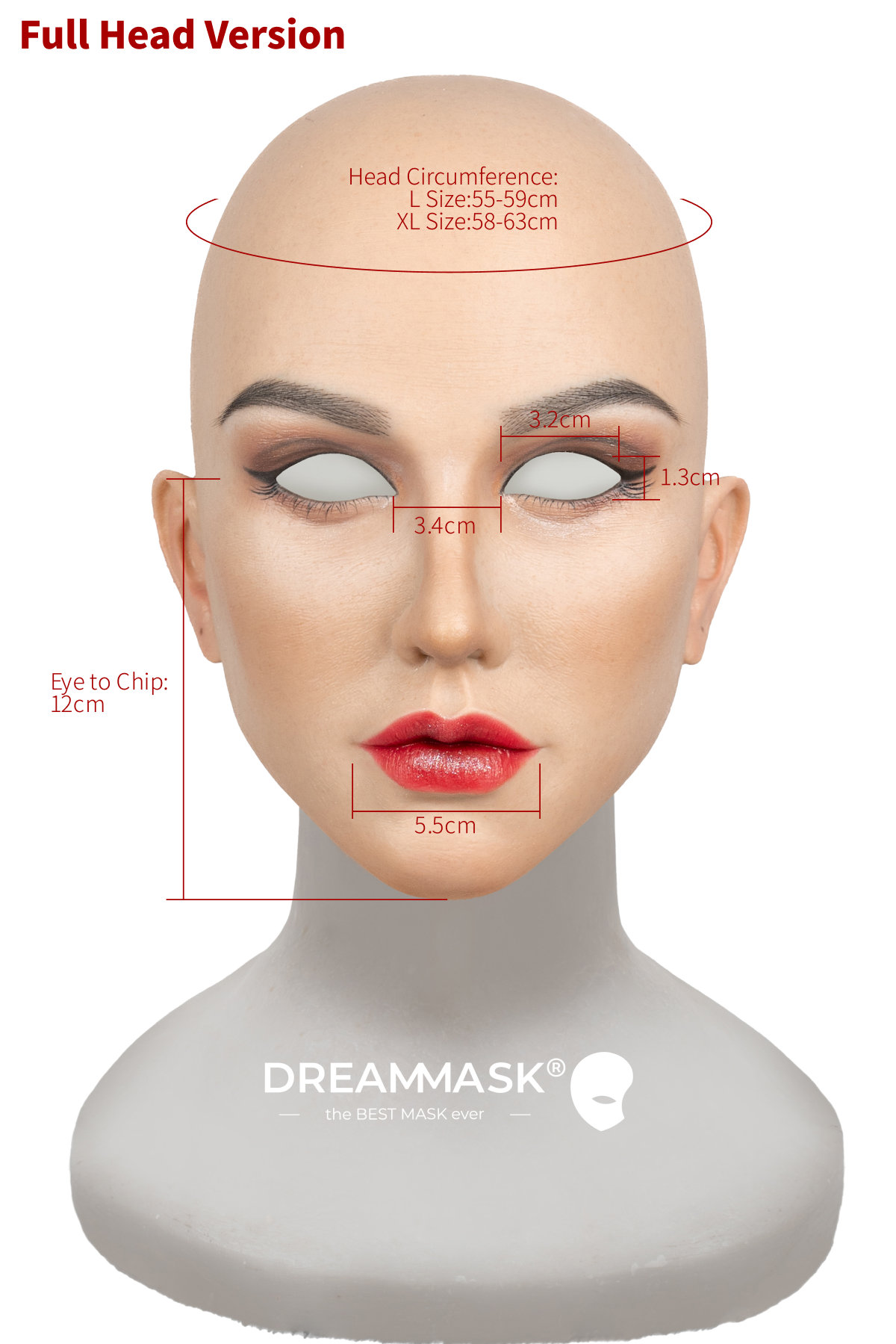 Doris | M26G+ Office Lady Silicon Mask Make-up Plus+ Series