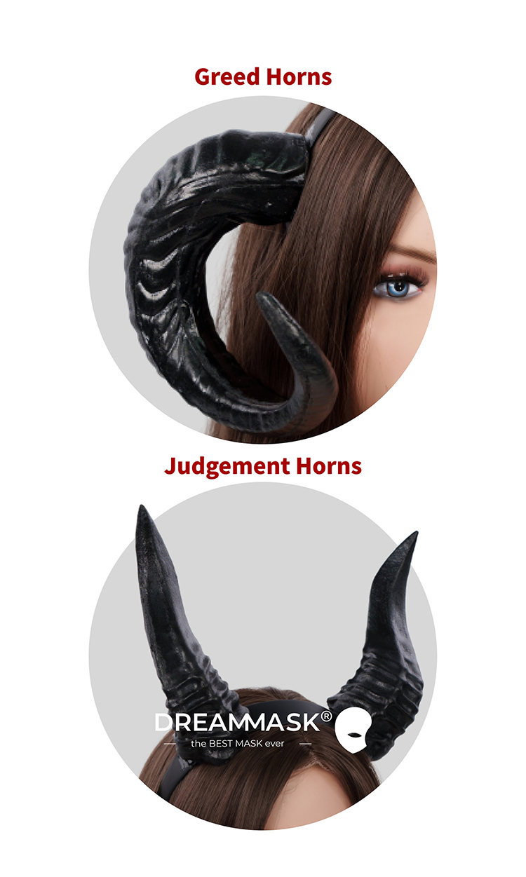 M28 - Chessia Accessories Demon Horns - InTheMask by Moli's