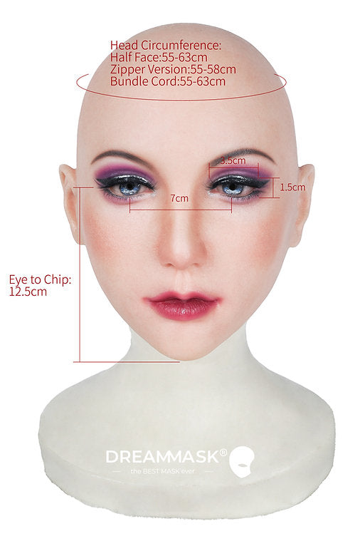 Ching04 Special Makeup Version"  he Silicone Female Mask - InTheMask by Moli's