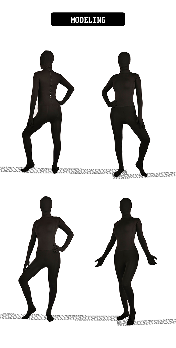 ULTRA THICK Series | "Ultra+6800D/9800D/12800D" Black by Moli's Zentai - InTheMask by Moli's