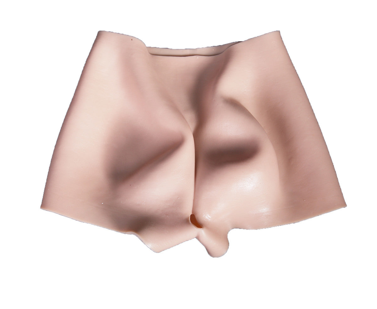 "Cheryl"Prosthetic Silicone Female Vagina Pant Penetrable with Tube