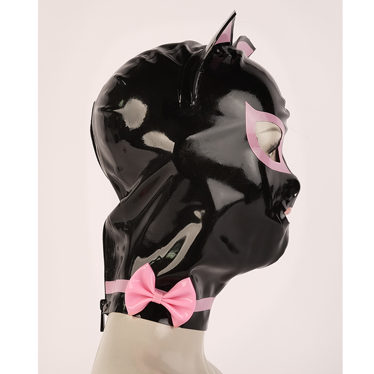 NEOGAN | NH30 Pink Kitten Latex Hood - InTheMask by Moli's