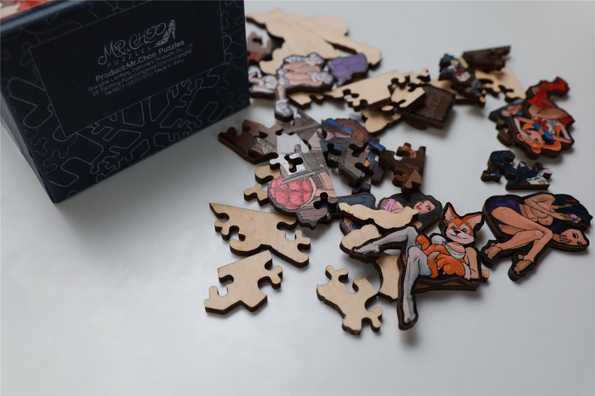 Fetish Puzzle | Moli's x Mr.Choo Laser Cut Wooden Puzzle for Fetishists - InTheMask by Moli's