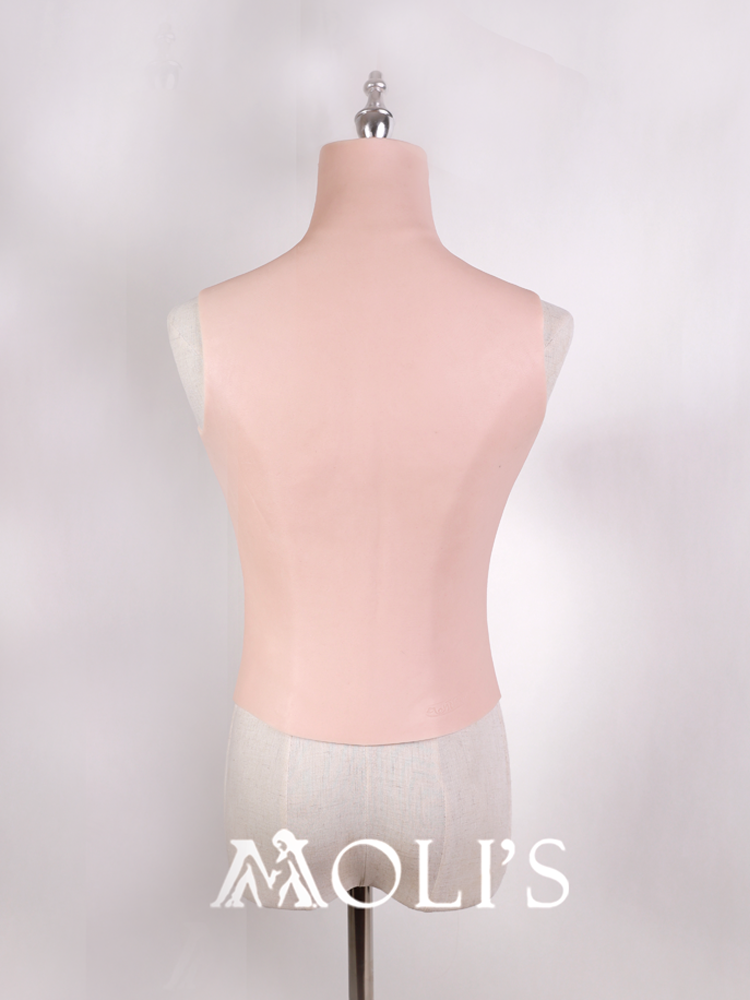 "Zero Touch" Breasts | “C” Cup Silicone Breastplate for Crossdressers - InTheMask by Moli's