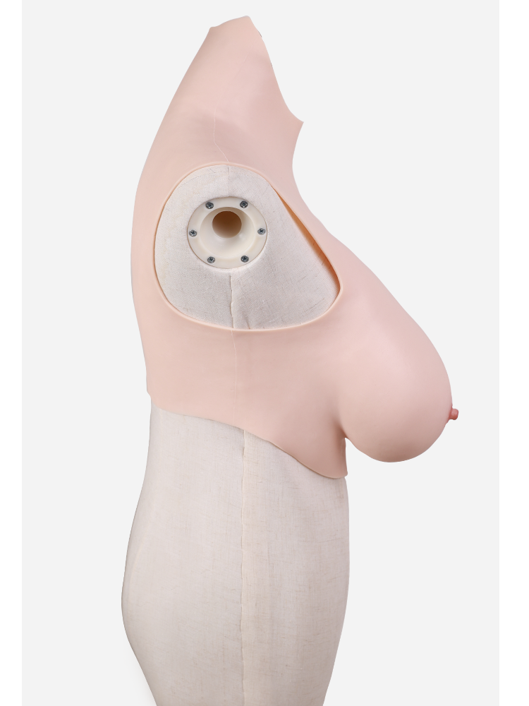 "Zero Touch" Breasts | "E" Cup Silicone Breastplate for Crossdressers - InTheMask by Moli's