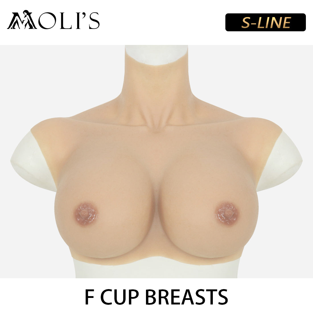 S-LINE | NEW F CUP SILICONE BREASTS ENHANCED DETAILS - InTheMask by Moli's