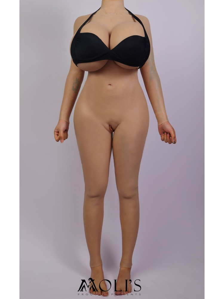 "Hourglass" The Silicone Female Bodysuit with S Cup and Fat Hips - InTheMask by Moli's