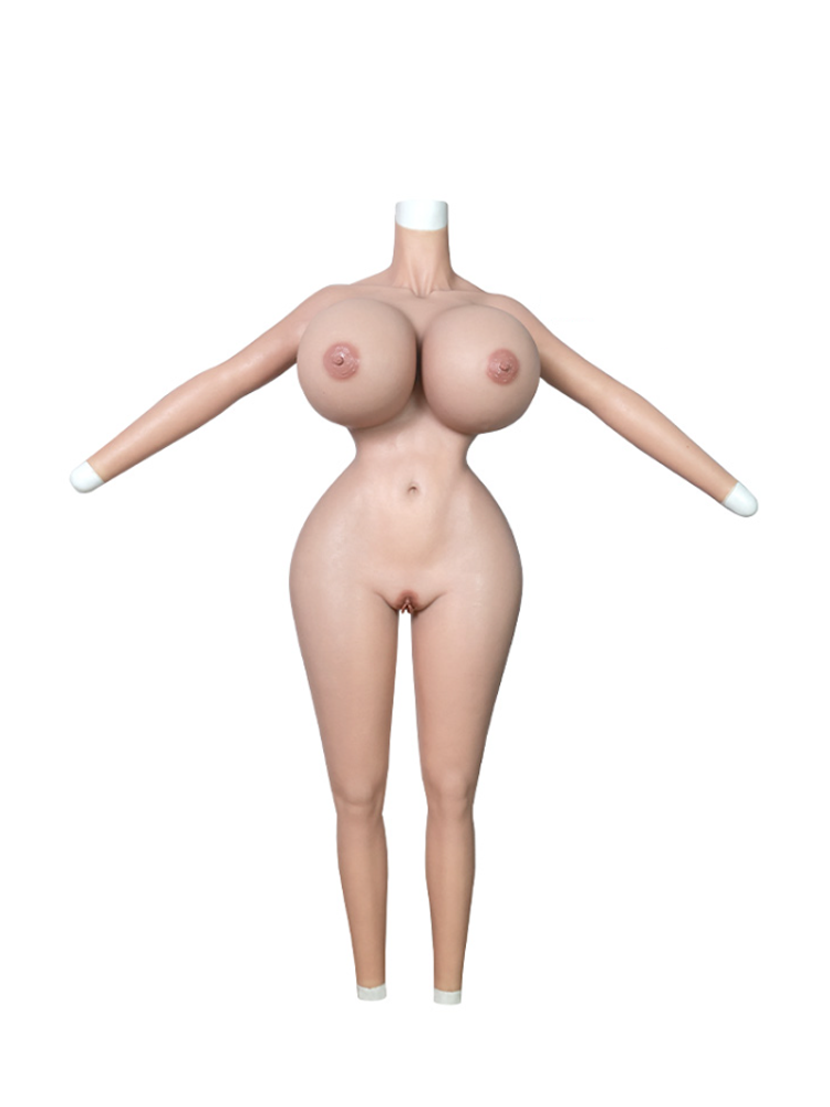 "Hourglass" The Silicone Female Bodysuit with S Cup and Fat Hips - InTheMask by Moli's