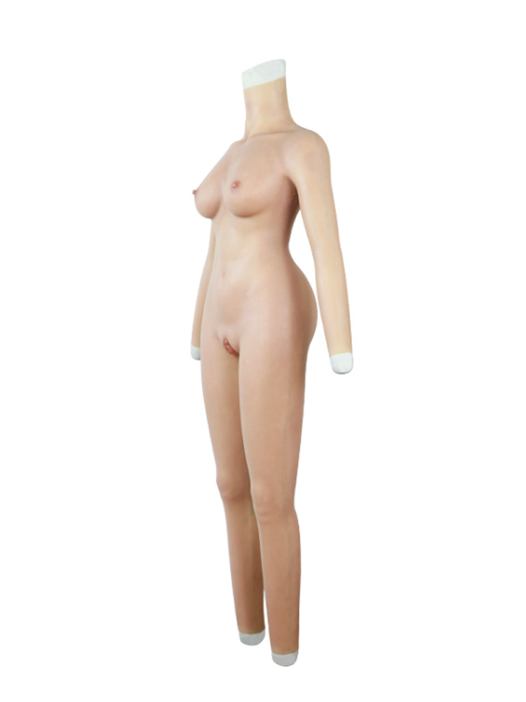 MtF Suit | Female Size Silicone Female Bodysuit with Arms(C Cup Breasts)