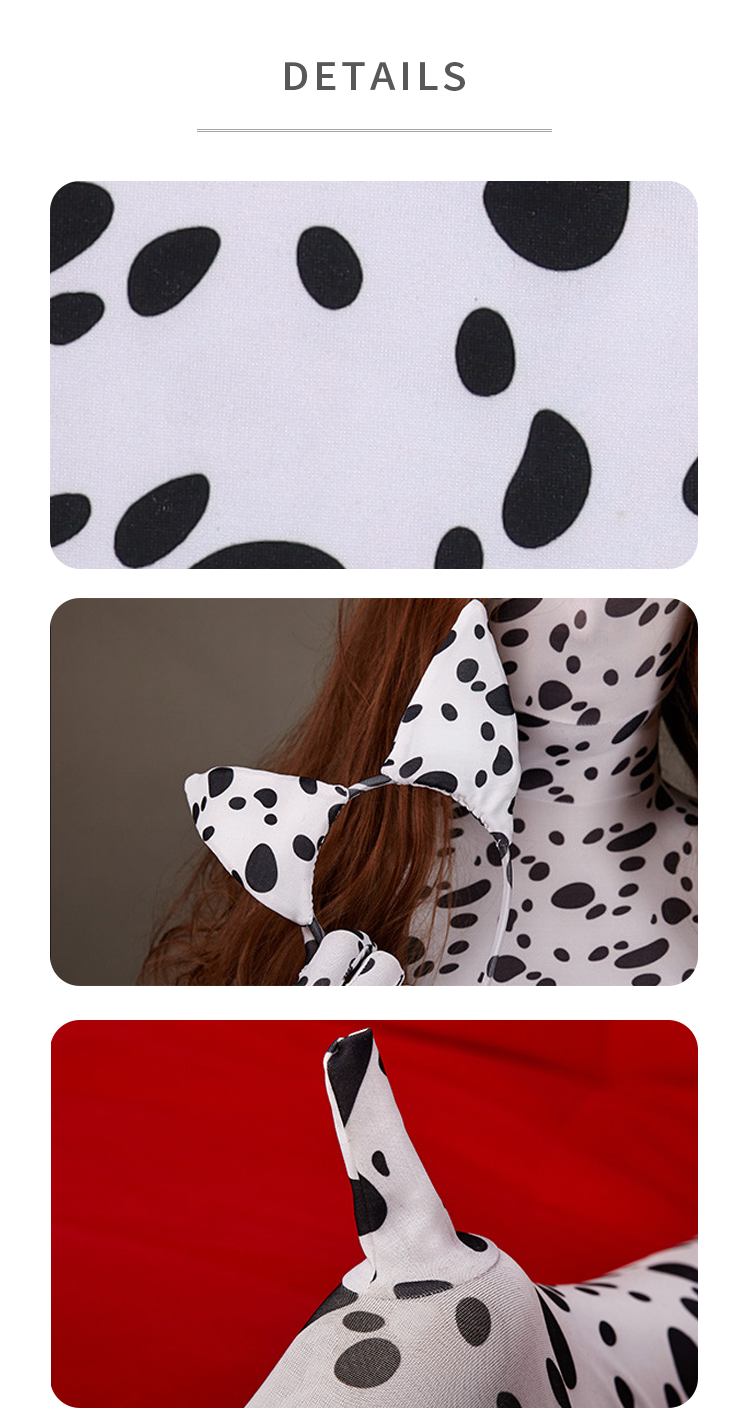 Moli's Zentai | "Dalmatian" Spotted Dog Print of ANIMAL Series - InTheMask by Moli's