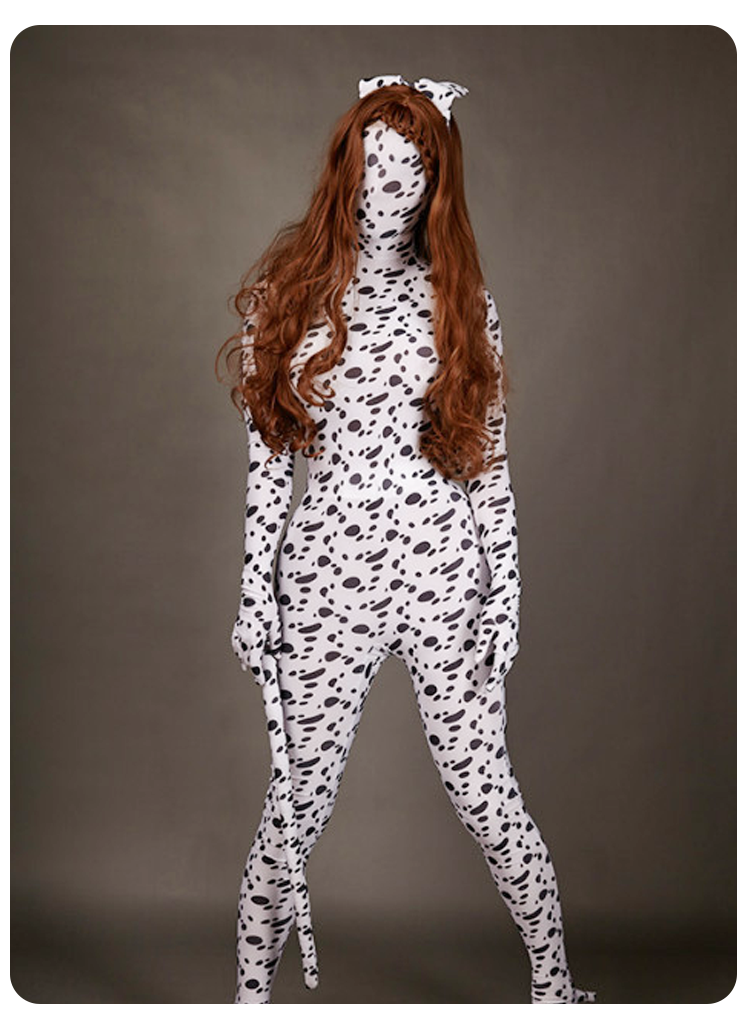 Moli's Zentai | "Dalmatian" Spotted Dog Print of ANIMAL Series - InTheMask by Moli's