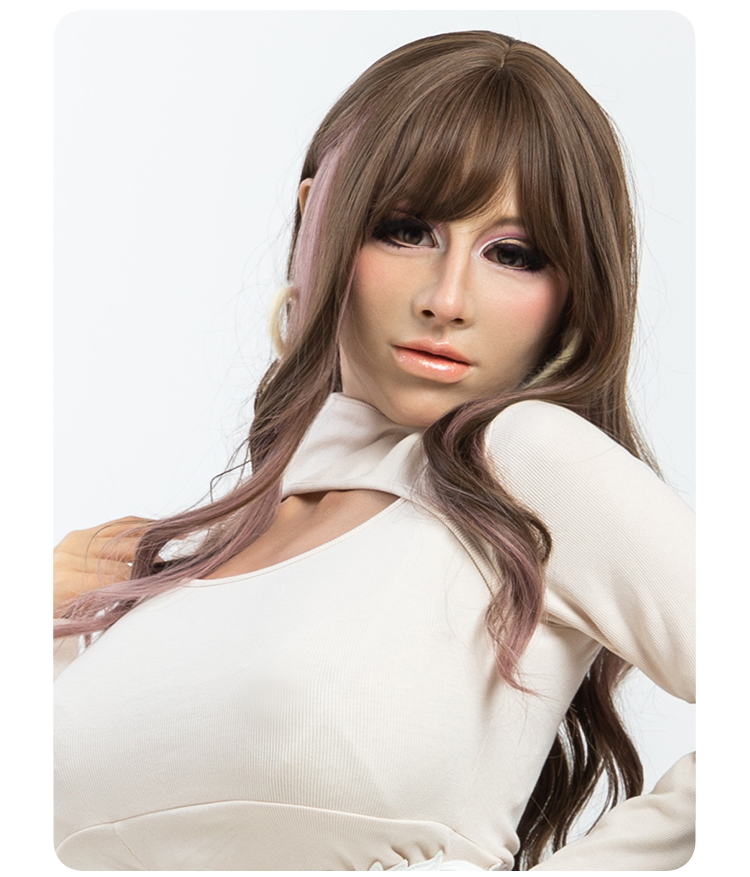 SecondFace by MoliFX | "Luxuria" Human Makeup The Female Mask with I Cup Breasts F01 - InTheMask by Moli's