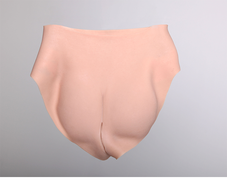 “Cheryl”Prosthetic Silicone Female Vagina Girdle Pant Penetrable with Tube