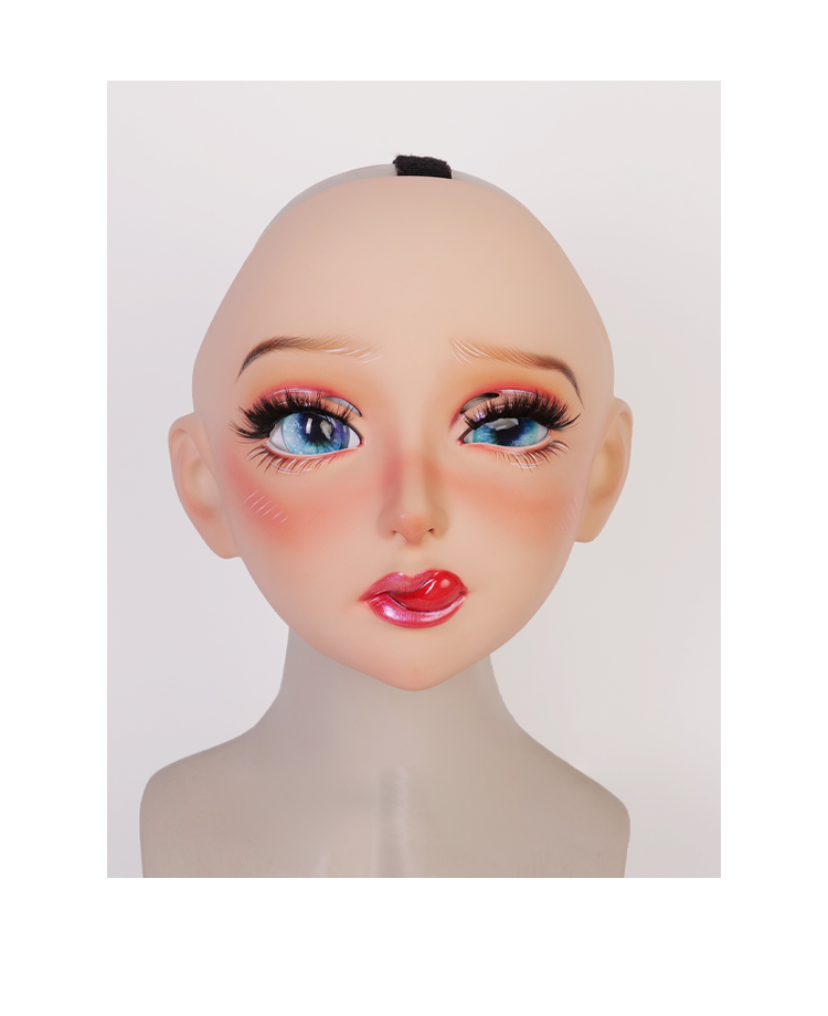 NEOGAN | Cherrie The Female Doll Mask with Gag and Latex Hood - InTheMask by Moli's