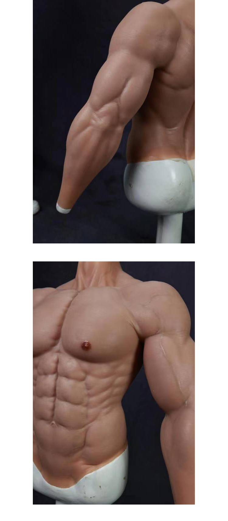 Hunk+ | FtM-Silikon-Muskelanzug mit Ultra-Größe 