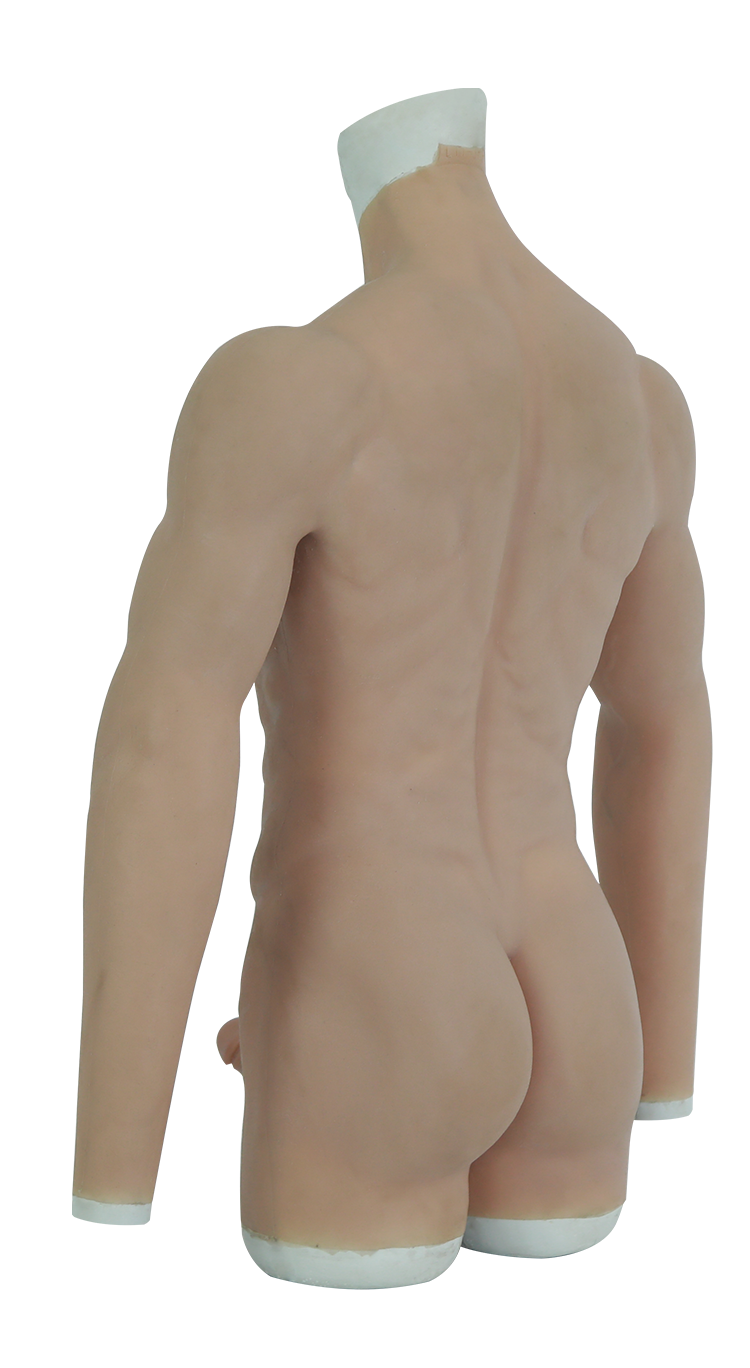 Gerald | FtM Silikon-Muskel-Body mit realistischem Penis 