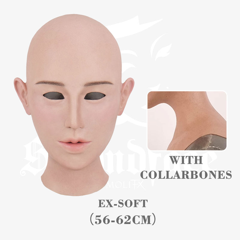 "Molly3" SFX-Level Silicone Female Mask by MoliFX | Mask of 2026