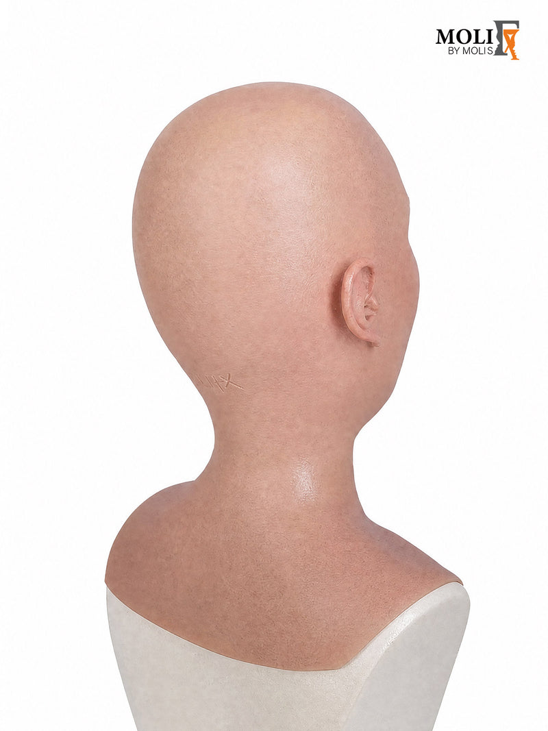 MoliFX | "Molly S" Mild-tan Complexion Silicone Female Mask SFX Class X02D