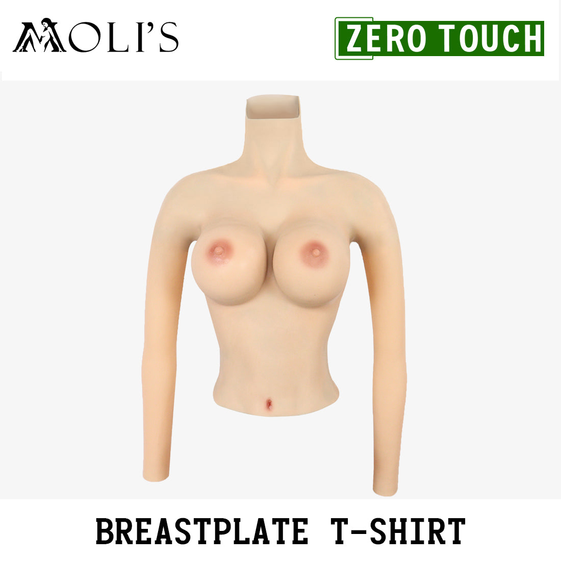 Zero Touch | Sleeved E Cup Silicone Breastplate Long Version