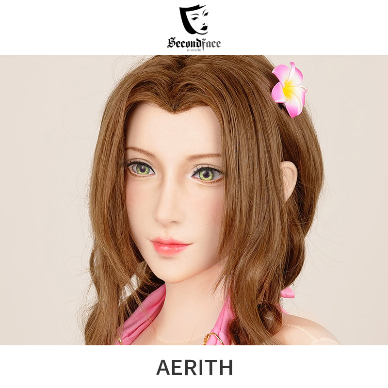 SecondFace | "The Aerith“ Silicone Female Mask Special Makeup F04A - InTheMask by Moli's