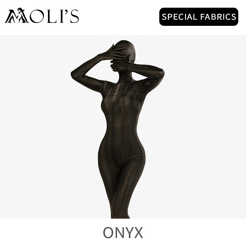 Onyx | Black Serpent Glossy Pattern by Moli's Zentai